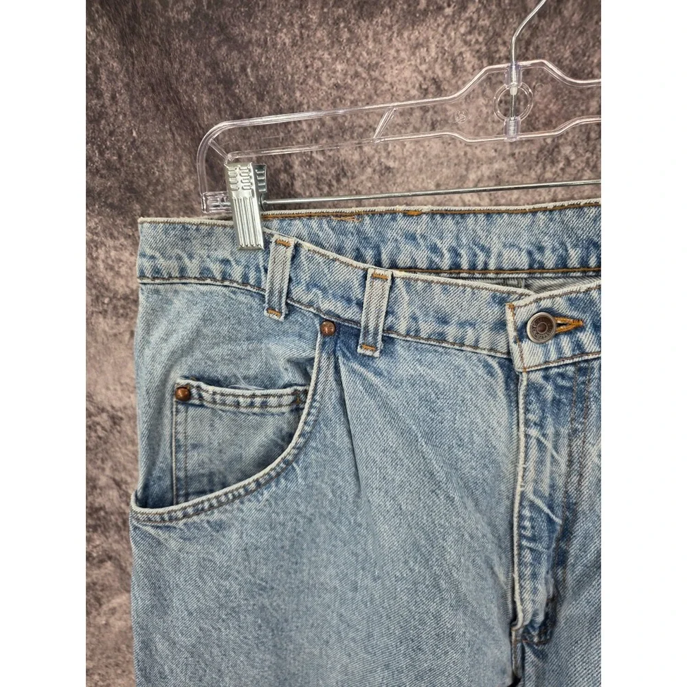 Vintage 90s Levi's 880 Jeans Men 36 X36 Blue Straight Lightwash USA Tag 38x36